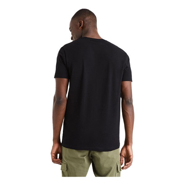 CELIO Slim Round-Neck T-Shirt In Stretch Cotton