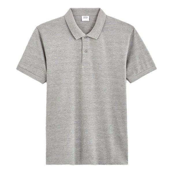 CELIO Straight Pique Cotton Polo Shirt