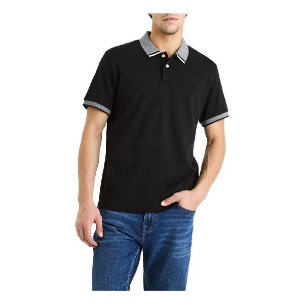 CELIO Regular Cotton Jersey Polo Shirt