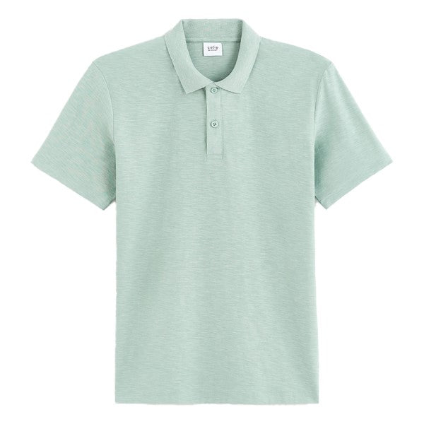 CELIO Regular Cotton Jersey Polo Shirt