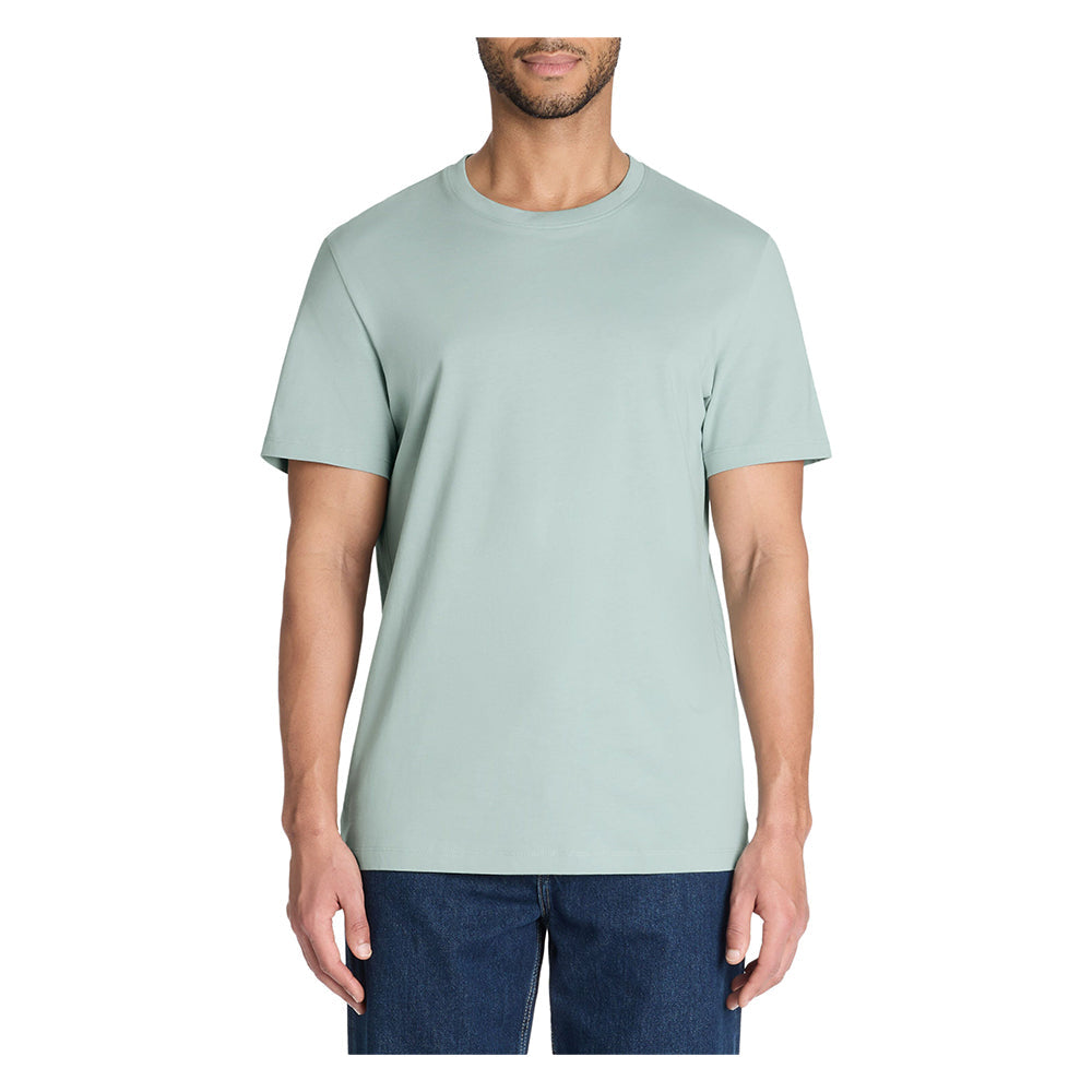 Straight Round Neck T-Shirt 100% Cotton - Green