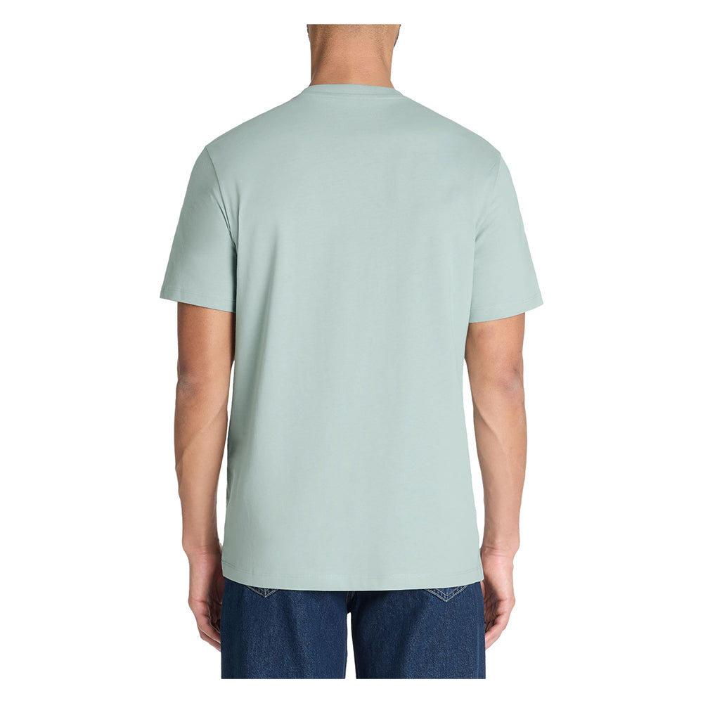 Straight Round Neck T-Shirt 100% Cotton - Green