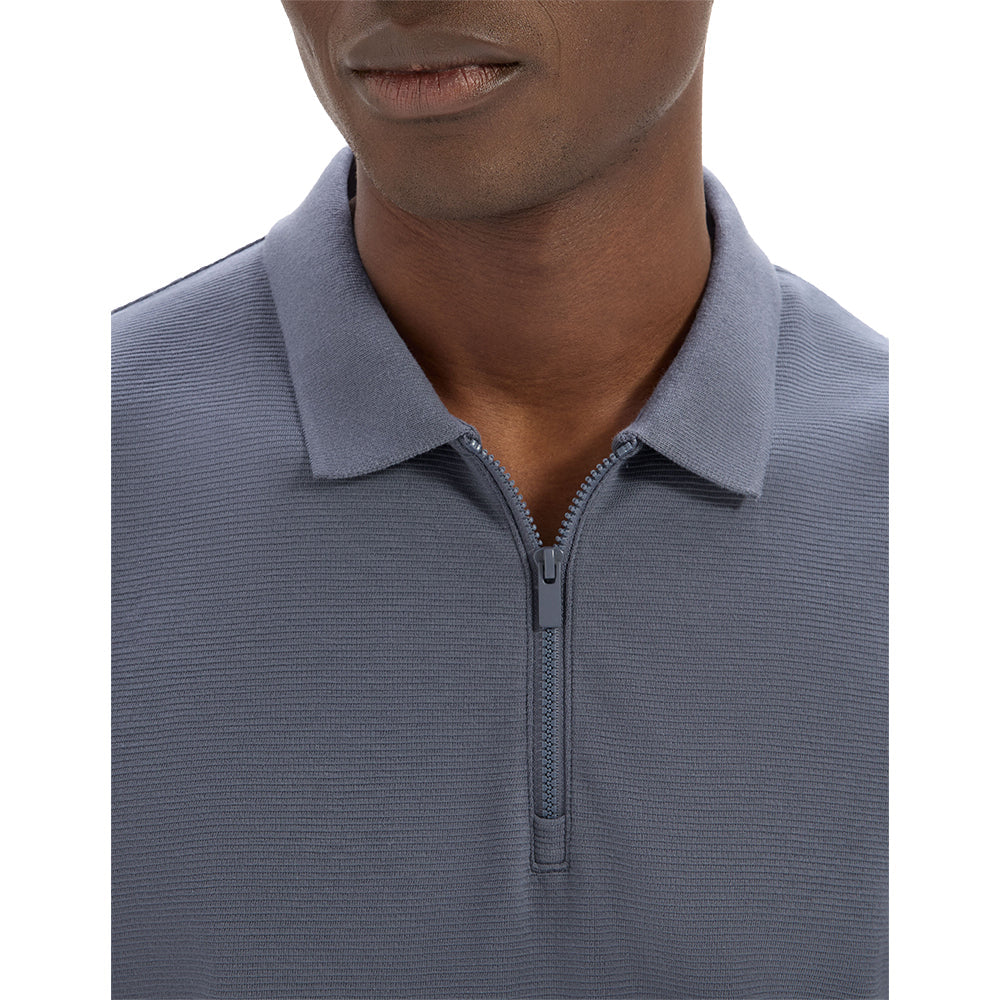 Slim Cotton Blend Polo Shirt