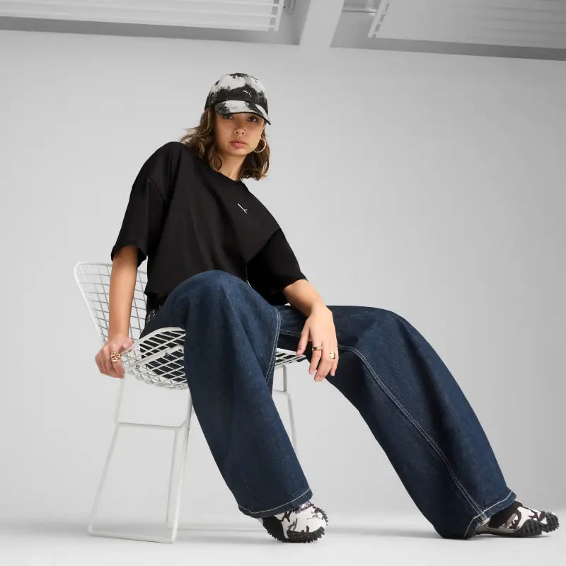 WARDROBE Essentials Oversized Short Tee Women