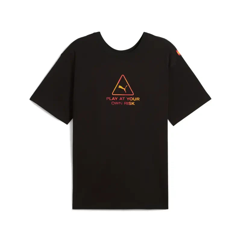 Scoot Caution Boxy Basketball Tee Men