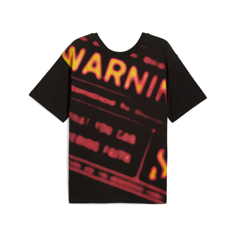 Scoot Caution Boxy Basketball Tee Men