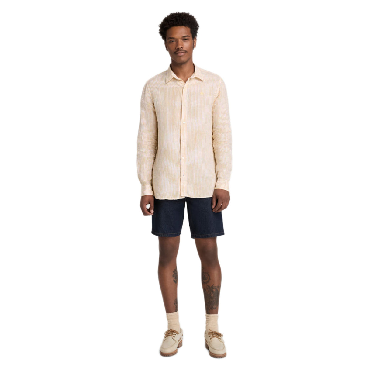 Mill Brook Linen Striped Shirt