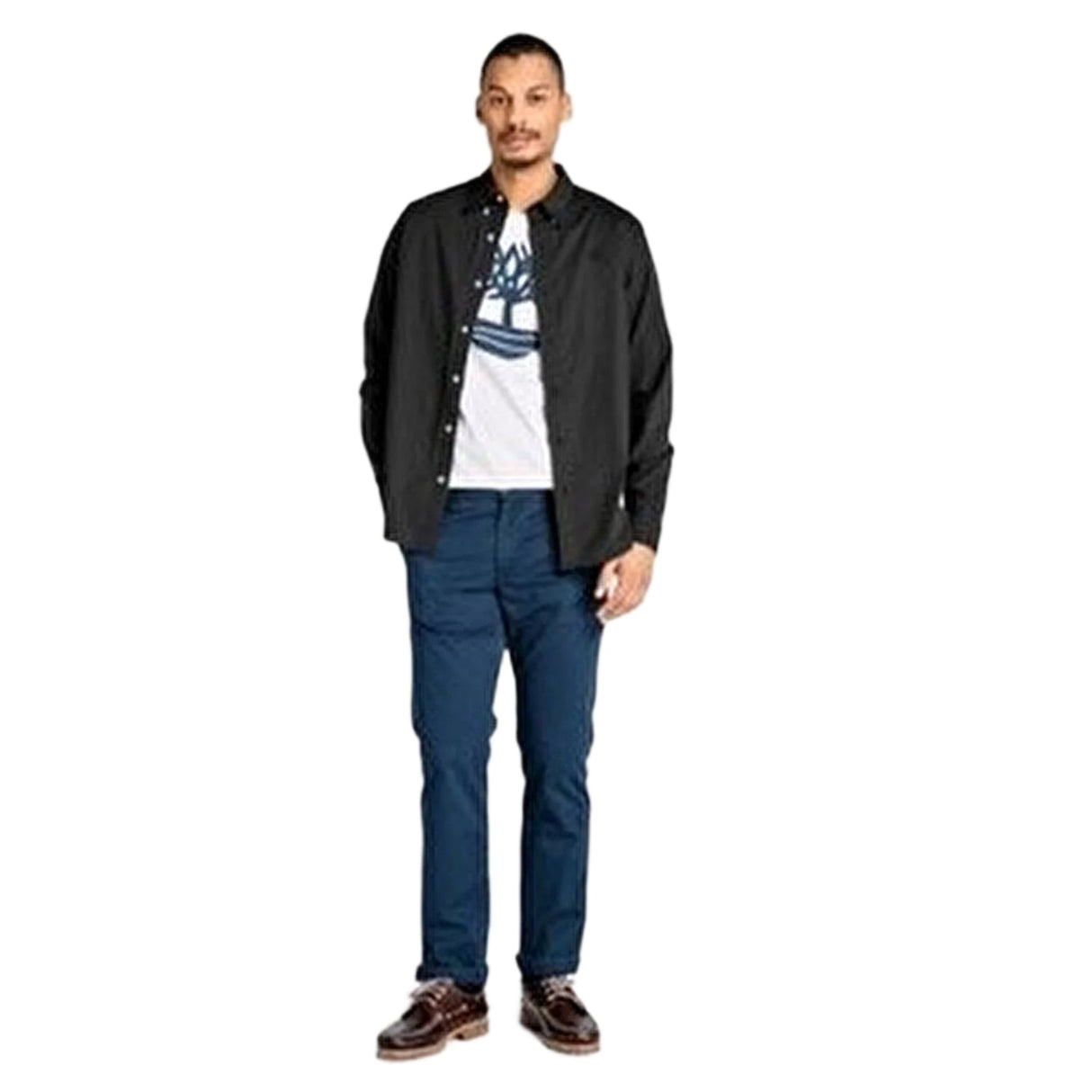 Long Sleeve Stretch Poplin Shirt