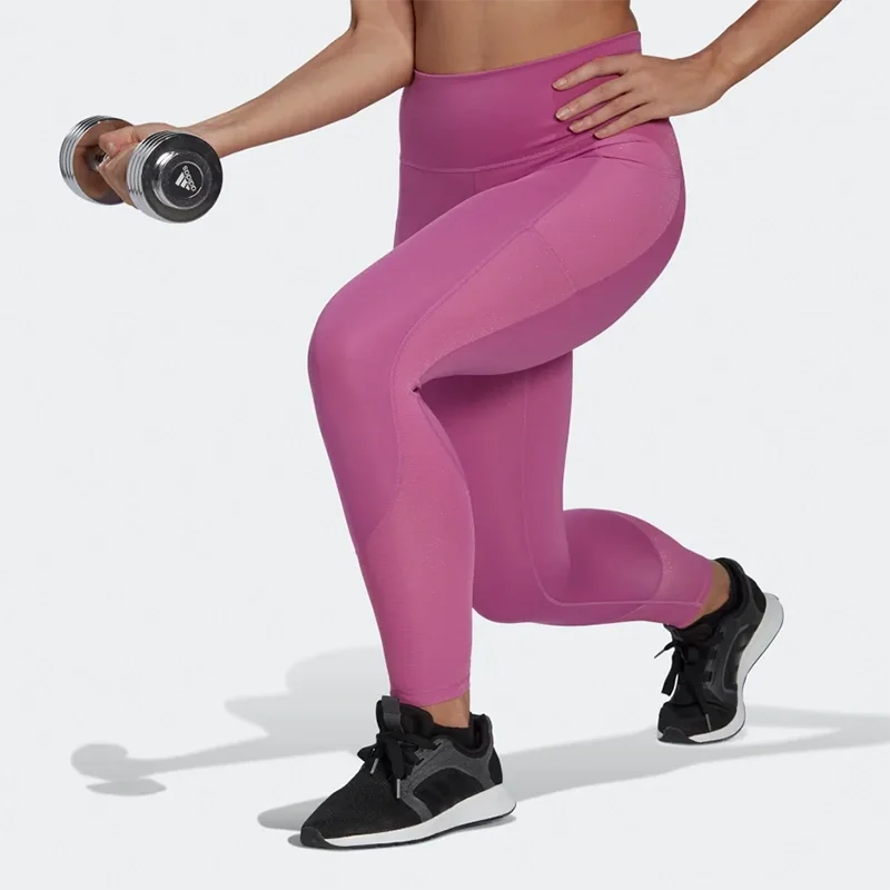 Adidas Optime Training Shiny Full Length Leggings Hl8654
