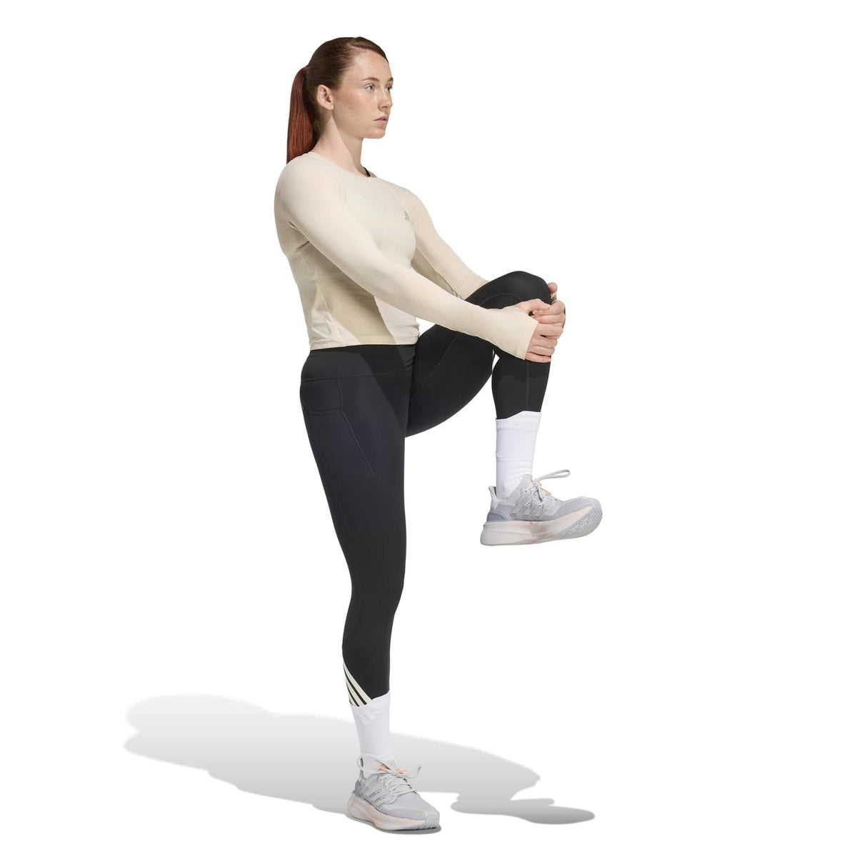 adi365 Climacool 3 Stripes Running Full Length Leggings - Runner