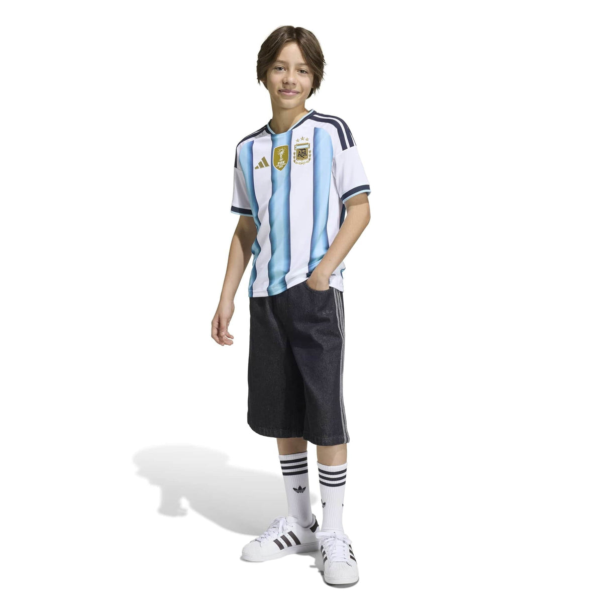 Argentina 26 Home Kids Jersey - Runner