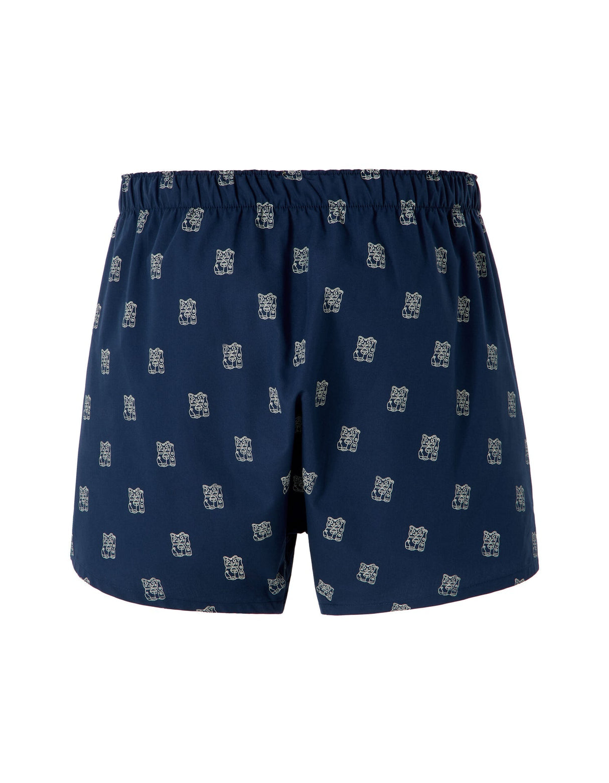 Boxer Shorts With Lucky Cat Print - Runner