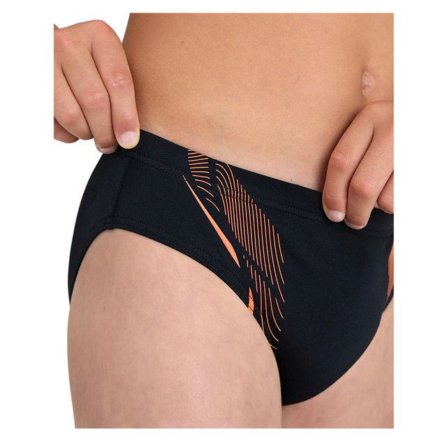 Boy's Swim Briefs Graphic - Runner