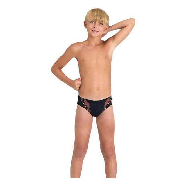 Boy's Swim Briefs Graphic - Runner