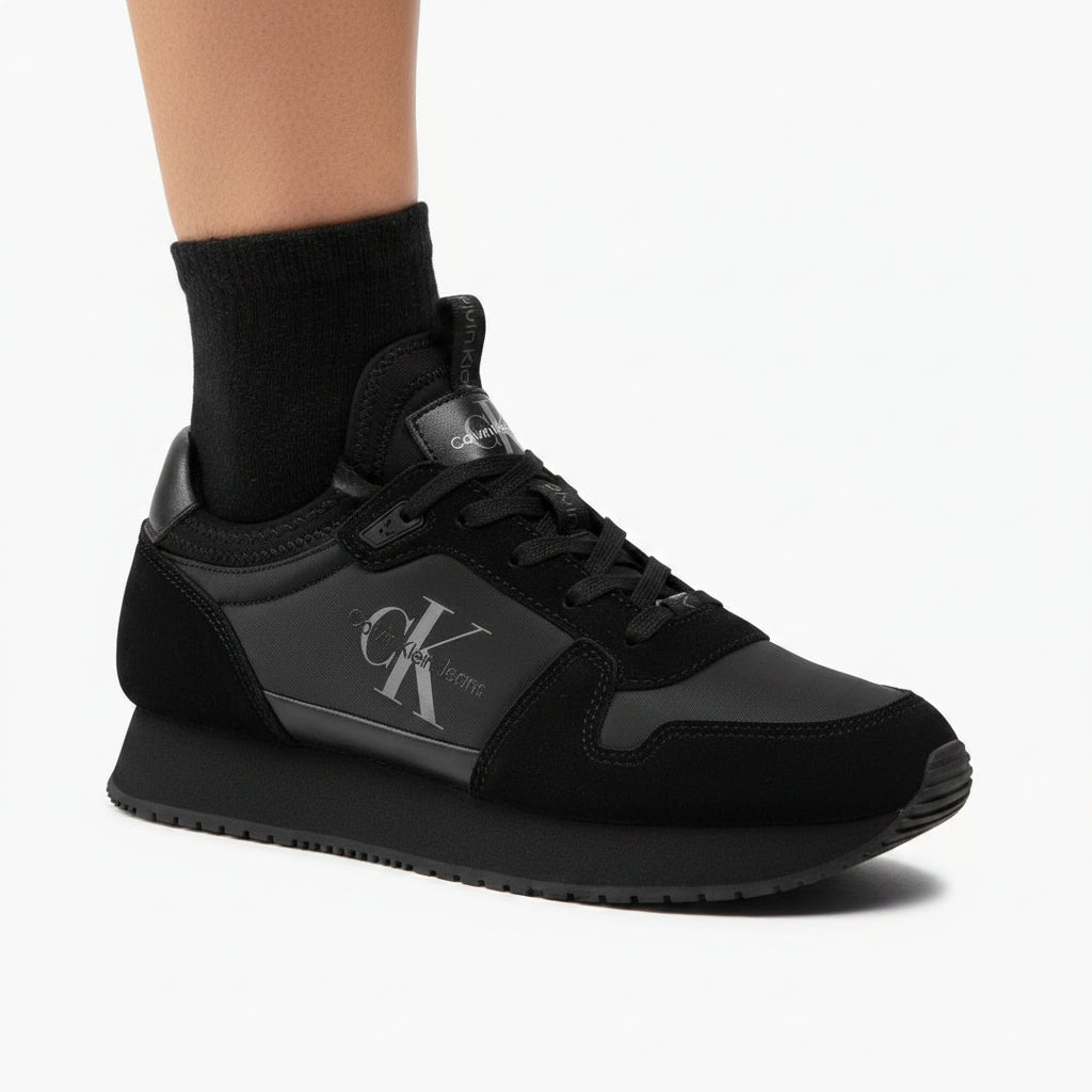 CALVIN KLEIN Jeans Runner Sock Laceup Trainer CKM215 - Runner