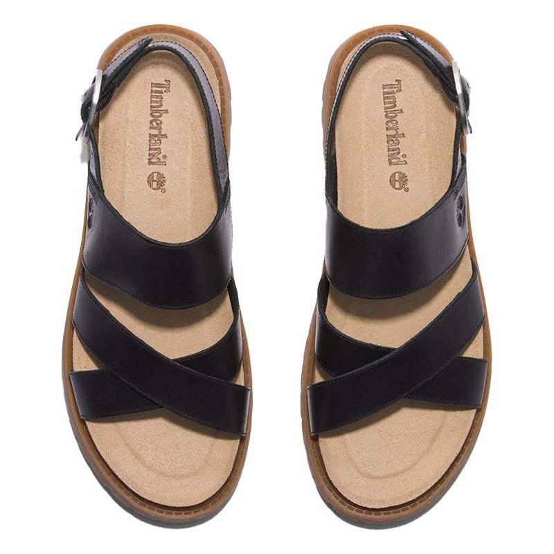 CLAIREMONT WAY BACKSTRAP SANDAL BLACK FULL GRAIN - Runner