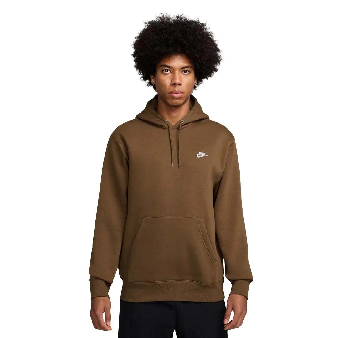 Club Men's Fleece Hoodie with No Zipper - Runner
