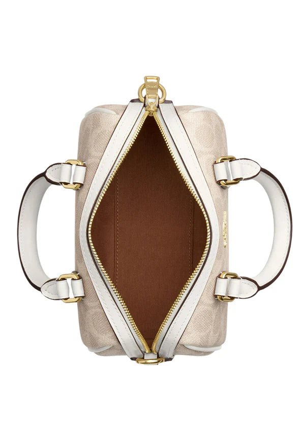 COACH Mini Rowan Crossbody Bag In Blocked Signature HB2 - Runner