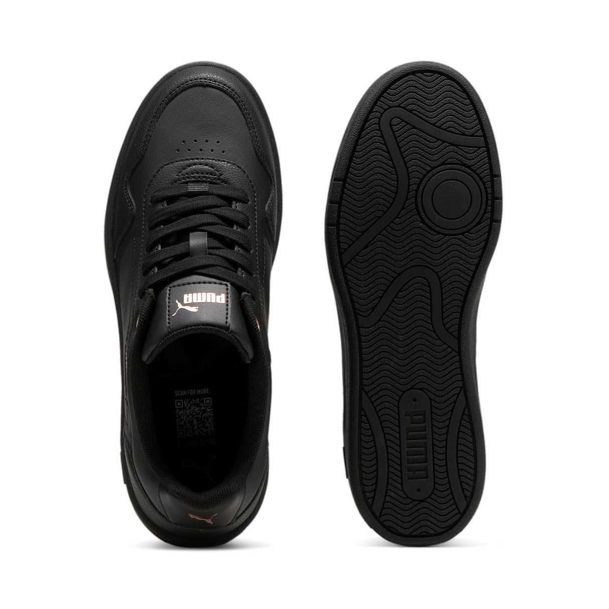 COURT CLASSY PUMA BLACK - ROSE GOLD - Runner