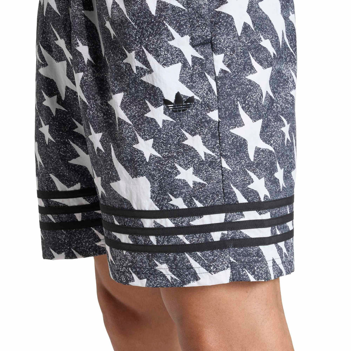 Denim Graphic 3 Stripes Swim Shorts 8 - Inch - Runner