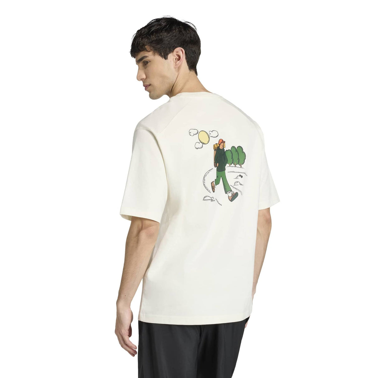DOODLE HIKING GRAPHIC T - SHIRT - Runner