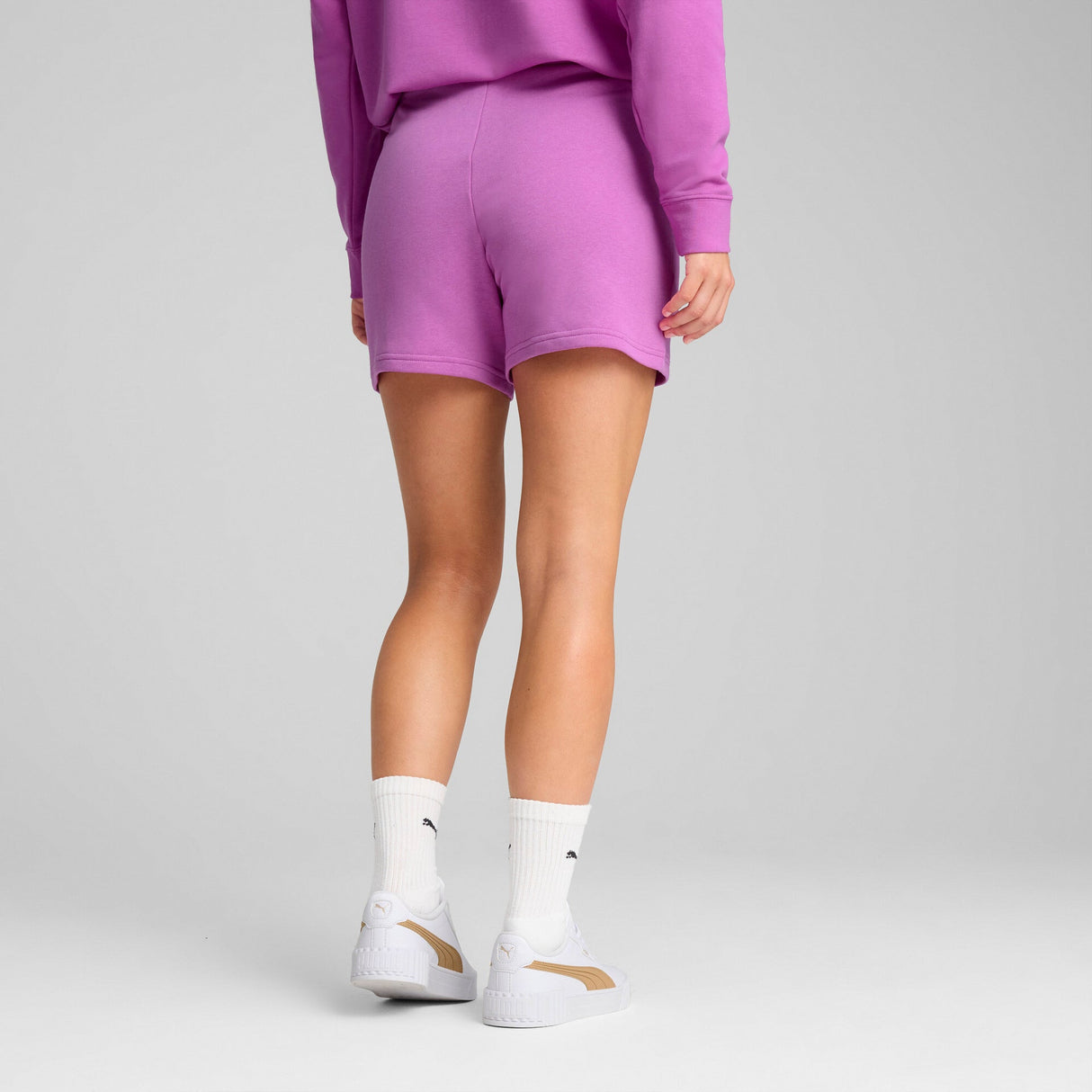 ESS Small No. 1 Logo 5'' High - Waist Shorts Women - Runner