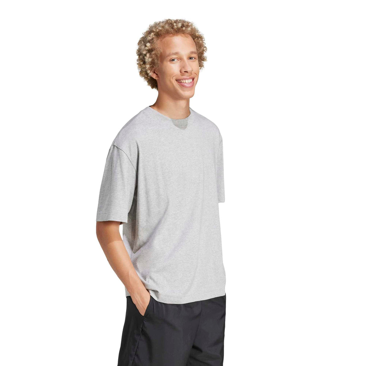 Essentials Loose Fit 3 Bar Logo T-Shirt - Runner