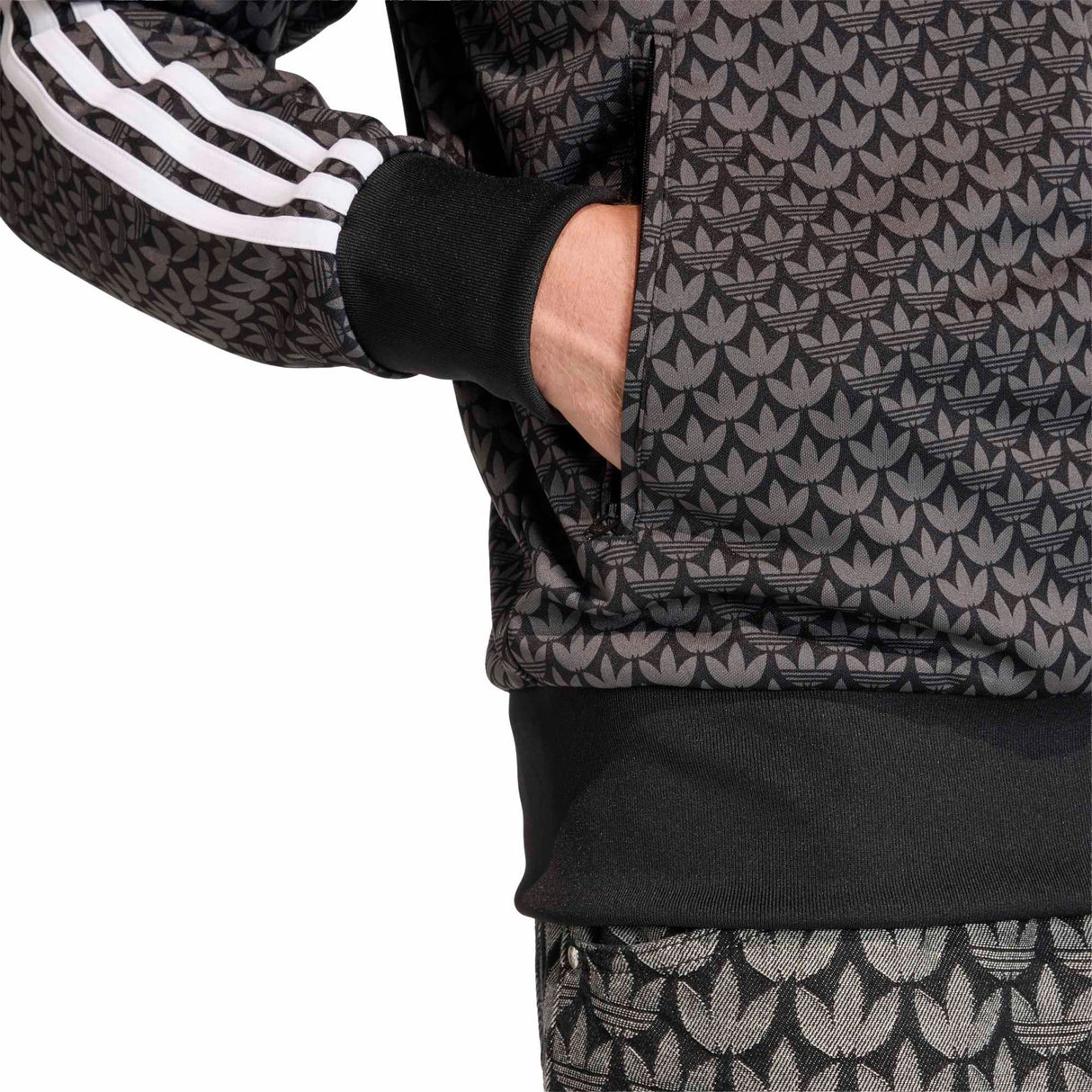 FIREBIRD LOOSE MONOGRAM TRACK TOP - Runner
