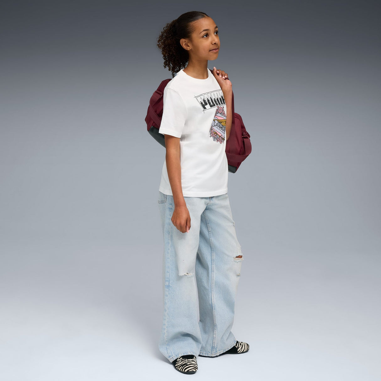 Graphic Sneaker T-shirt Youth - Runner