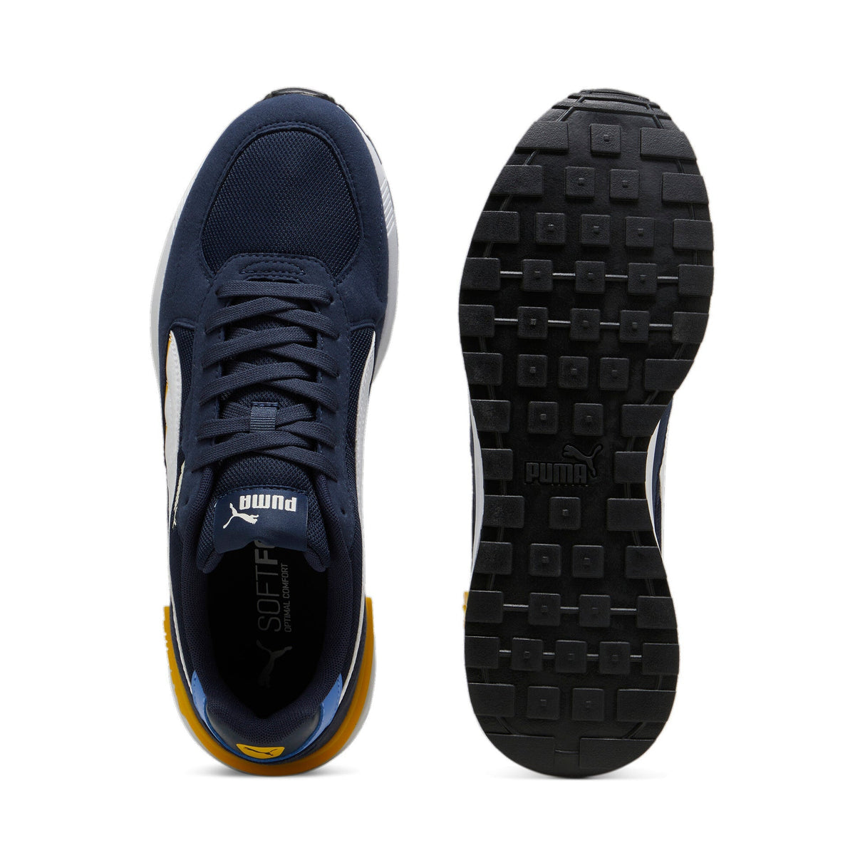 GRAVITON CLUB NAVY - PUMA WHITE - YELLOW SIZ - Runner