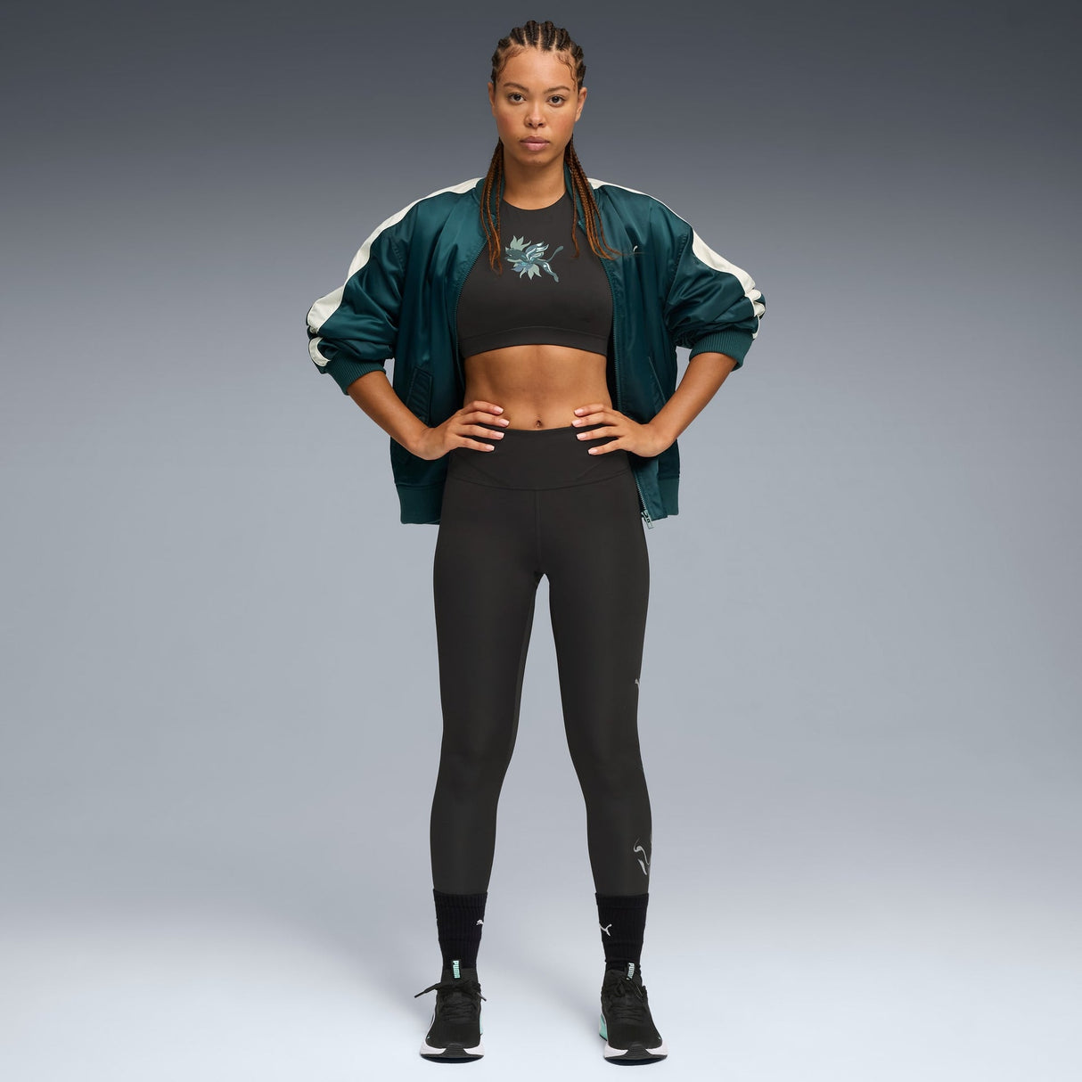 GREEN TERRAINS GRAPHIC BRA - MID Women - Runner