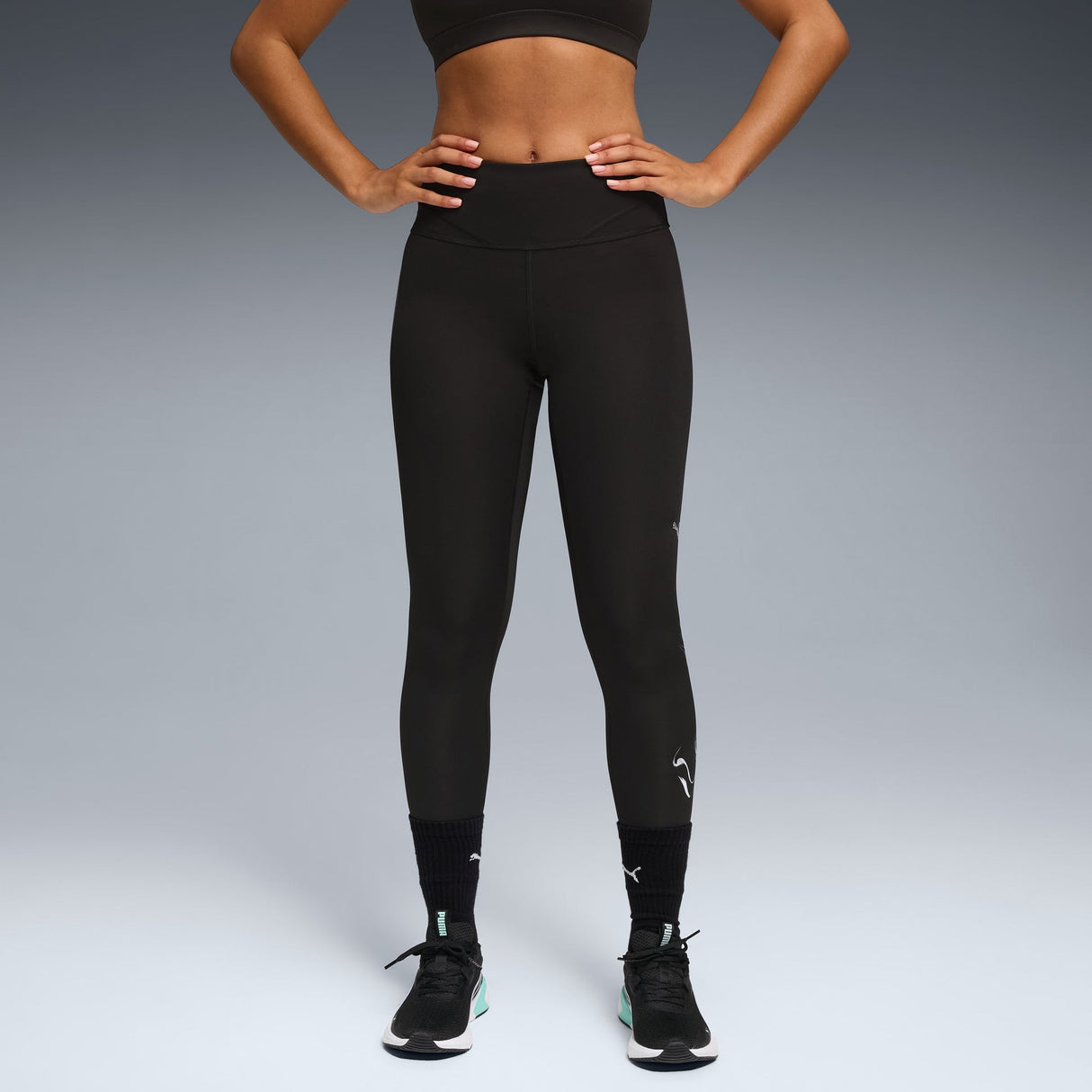 GREEN TERRAINS High - Waist Training Tights Women - Runner