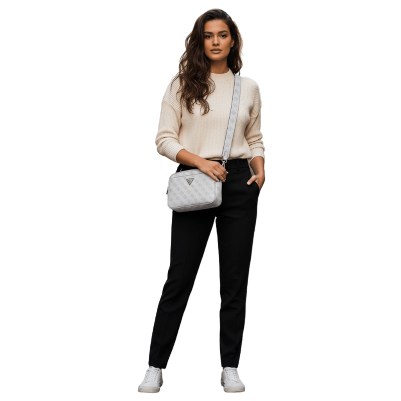 GUESS Meridian Camera Bag Dove Logo - Runner