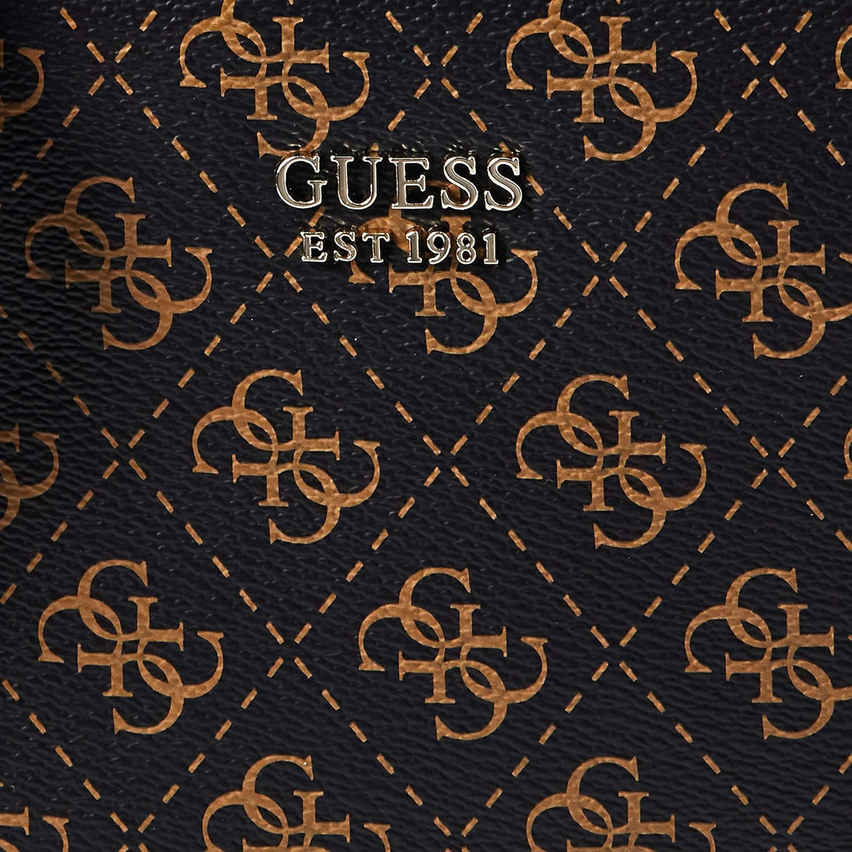 Guess Naya Grain Double PVC Crossbody with Front Zip Pocket WAMAN GB388 - Runner