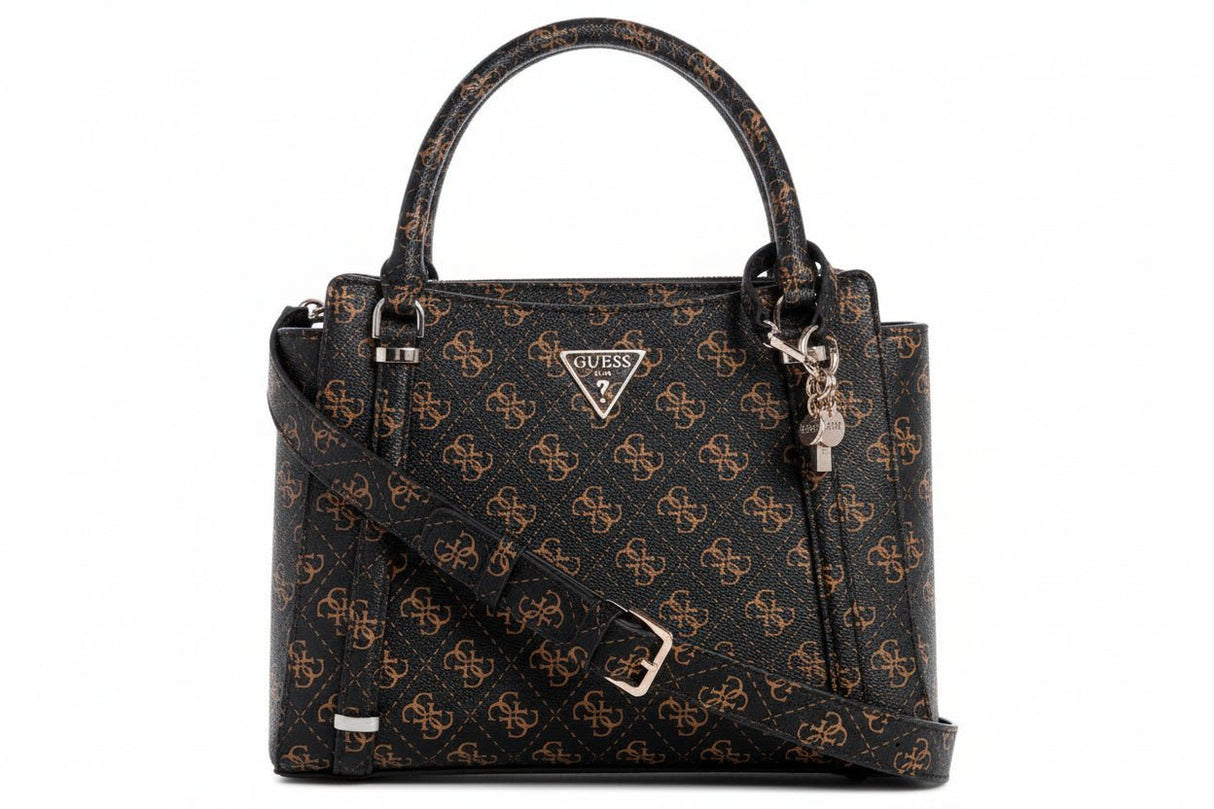GUESS Noelle Basique Signature Logo Girlfriend Satchel Bag - Runner