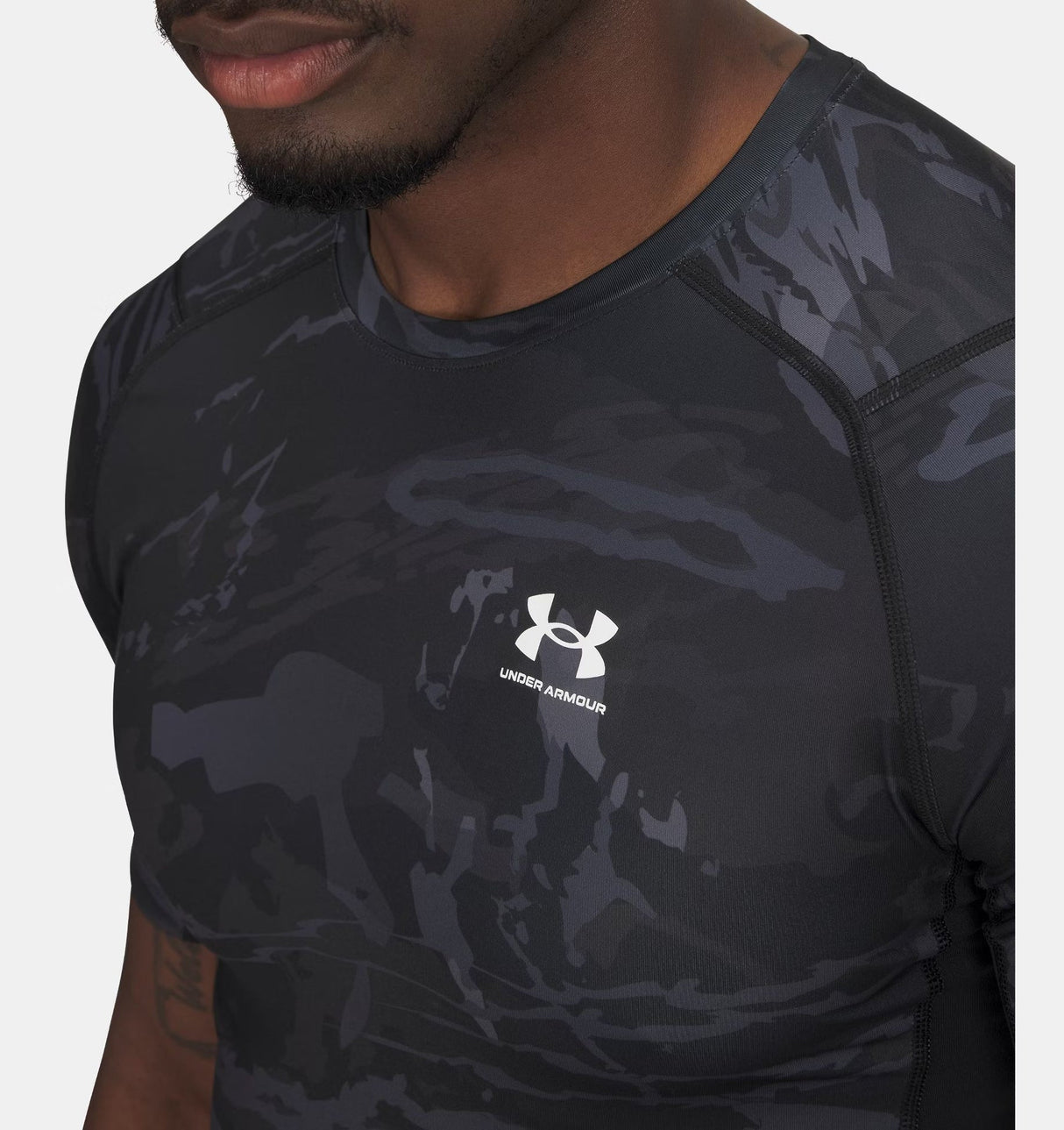 HeatGear® Printed Men's Short Sleeve - Runner