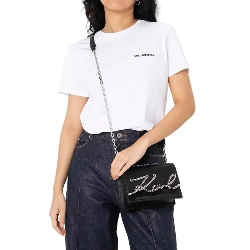Karl Lagerfeld K/Circle SM Tote Perforated - Shoulderbag - Black - KB24 - Runner