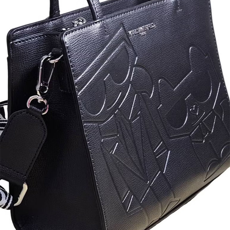 Karl Lagerfeld Maybelle Leather Satchel KB36 - Runner