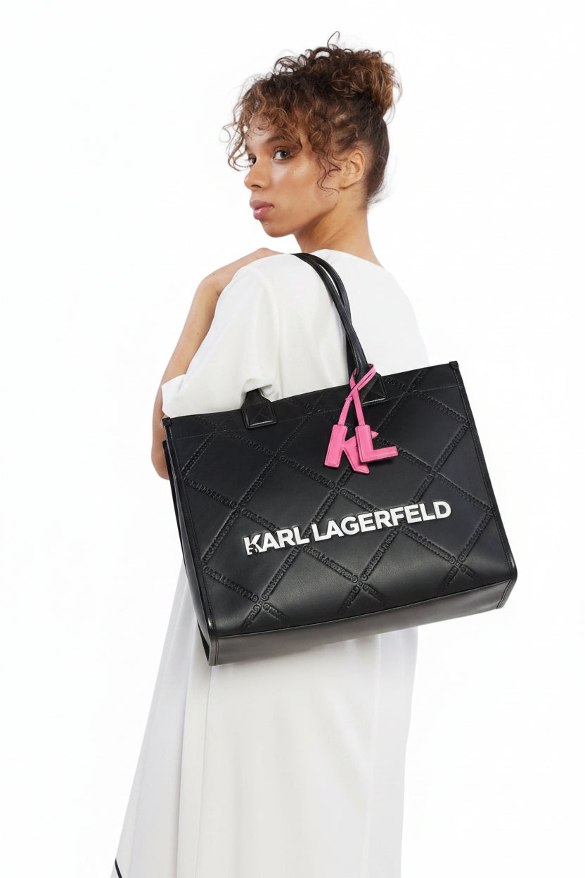 KARL LEGERFELD Shopperka k/skuare embossed lg tote KB67 - Runner
