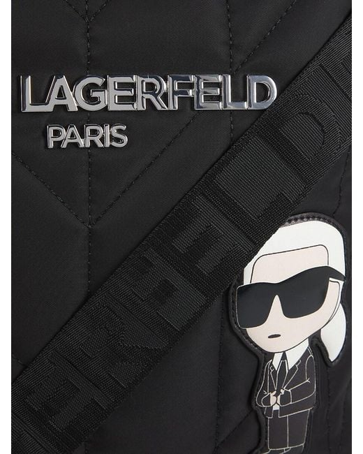 KARL LEGERFELD Women's Black Voyage Cat Sunglasses Quilted Tote Bag KB53 - Runner