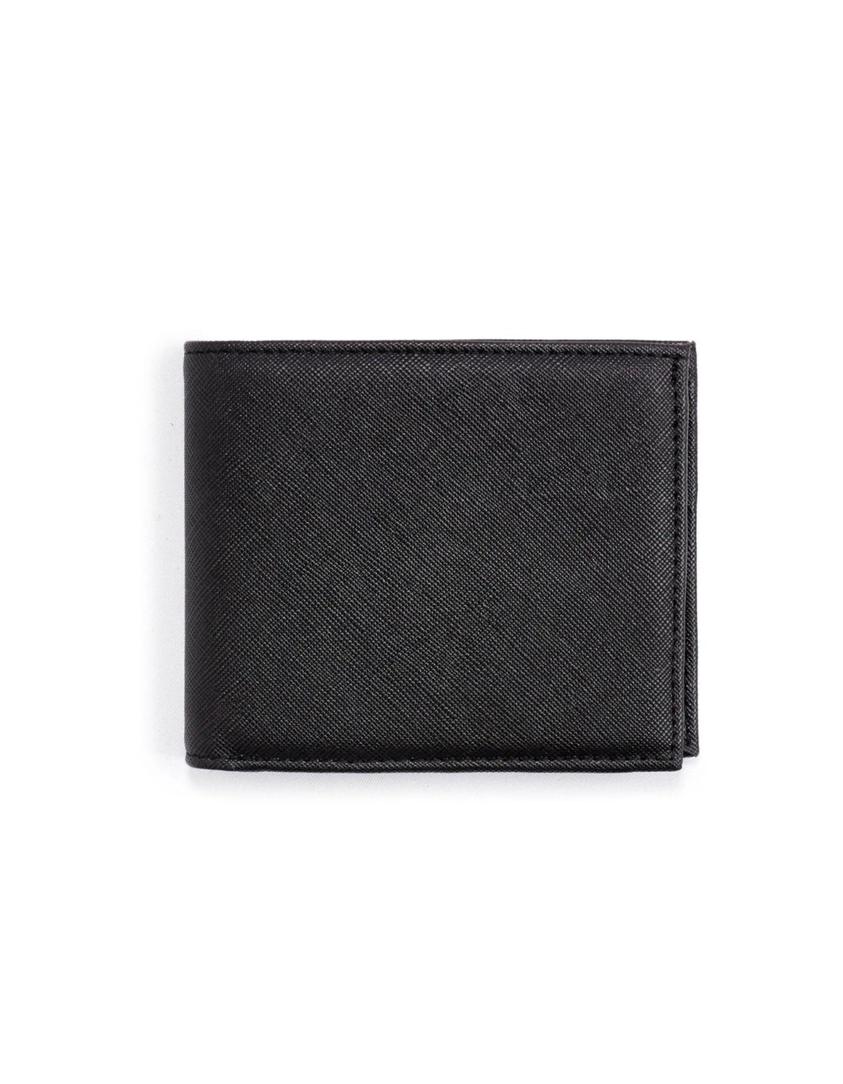 Leather Wallet - Black - Runner