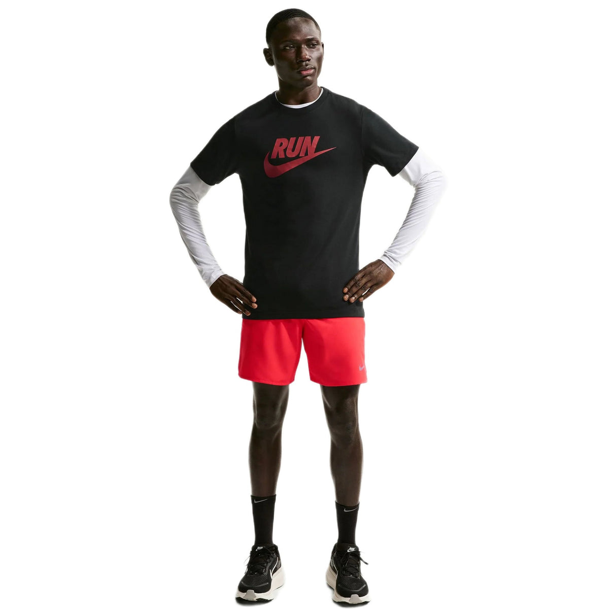 M Nk Df Tee Run Swoosh - Runner