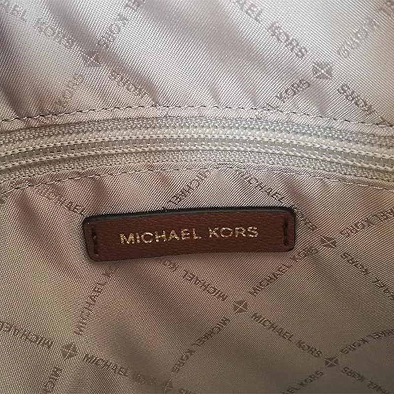 MICHAEL KORS Charlotte Large Logo and Leather - BROWN - MK10 - Runner