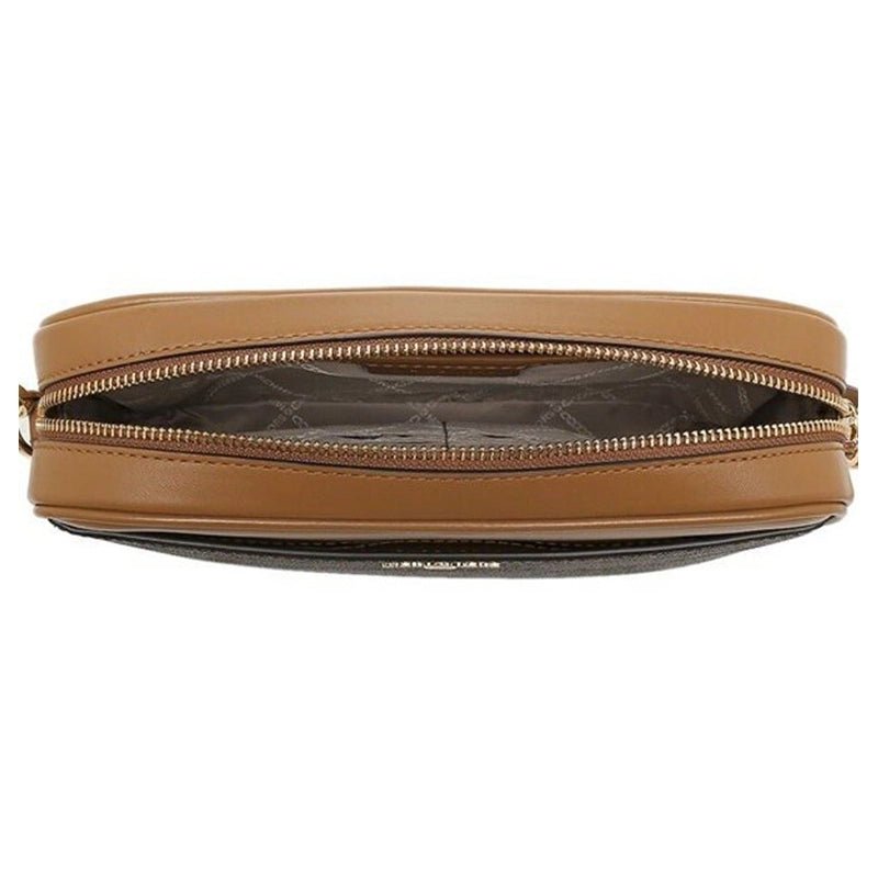 MICHAEL KORS JET SET logo and leather - BROWN - MK5 - Runner