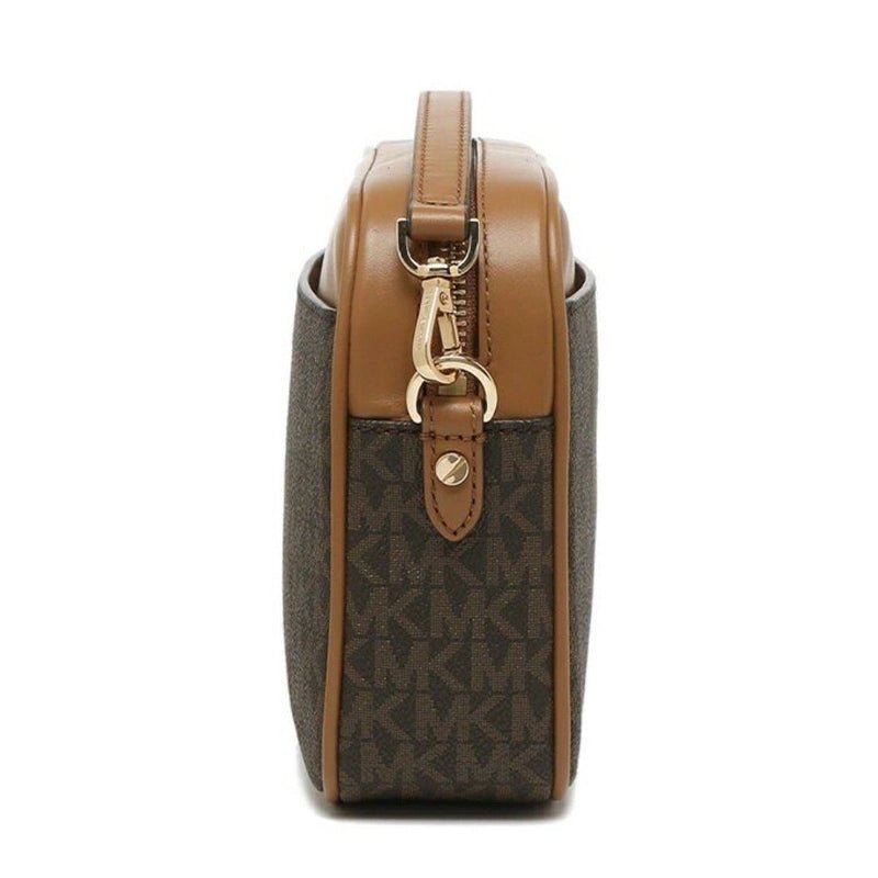 MICHAEL KORS JET SET logo and leather - BROWN - MK5 - Runner