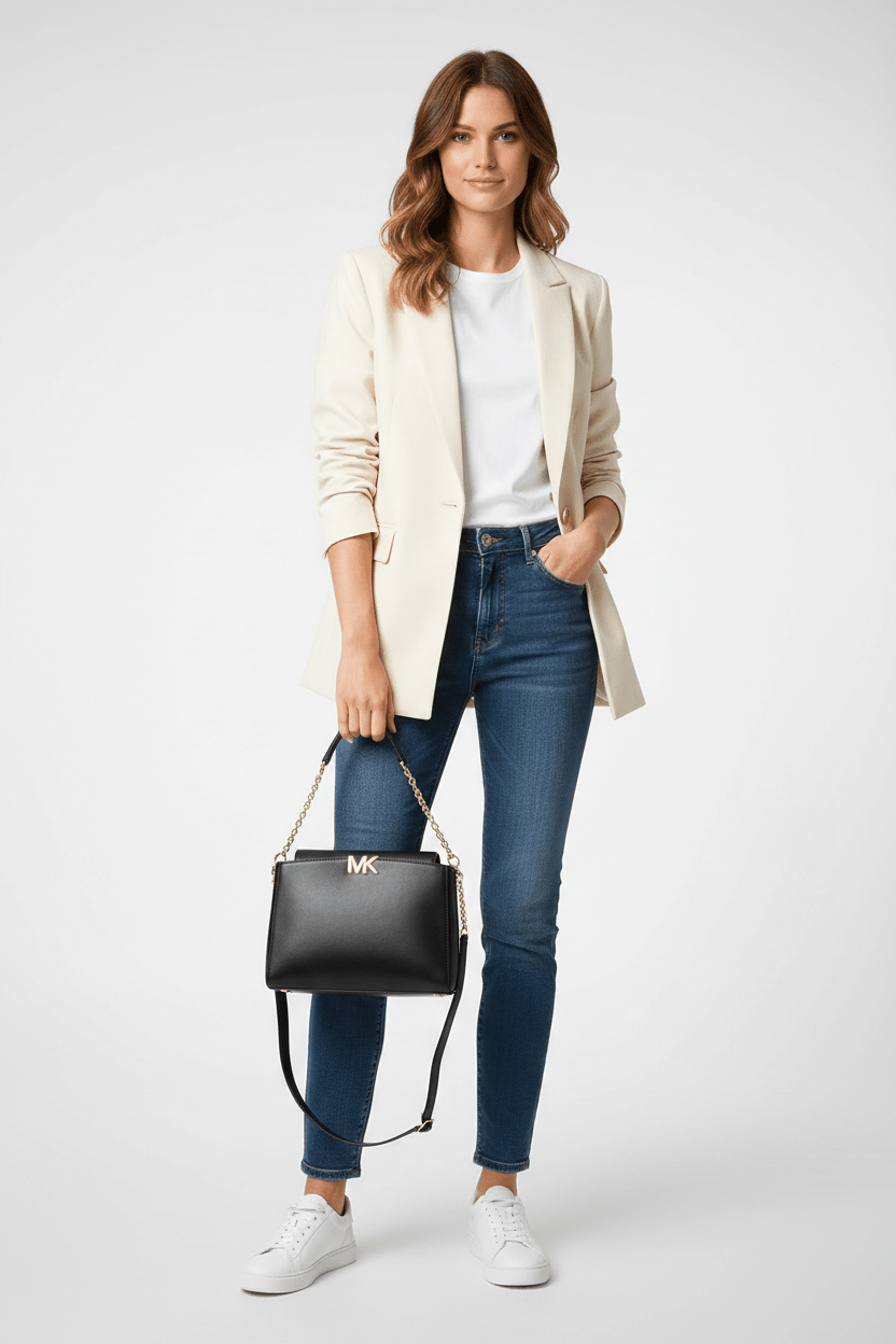 MICHAEL KORS Md Th Satchel Satchel Women Bag MK77 - Runner