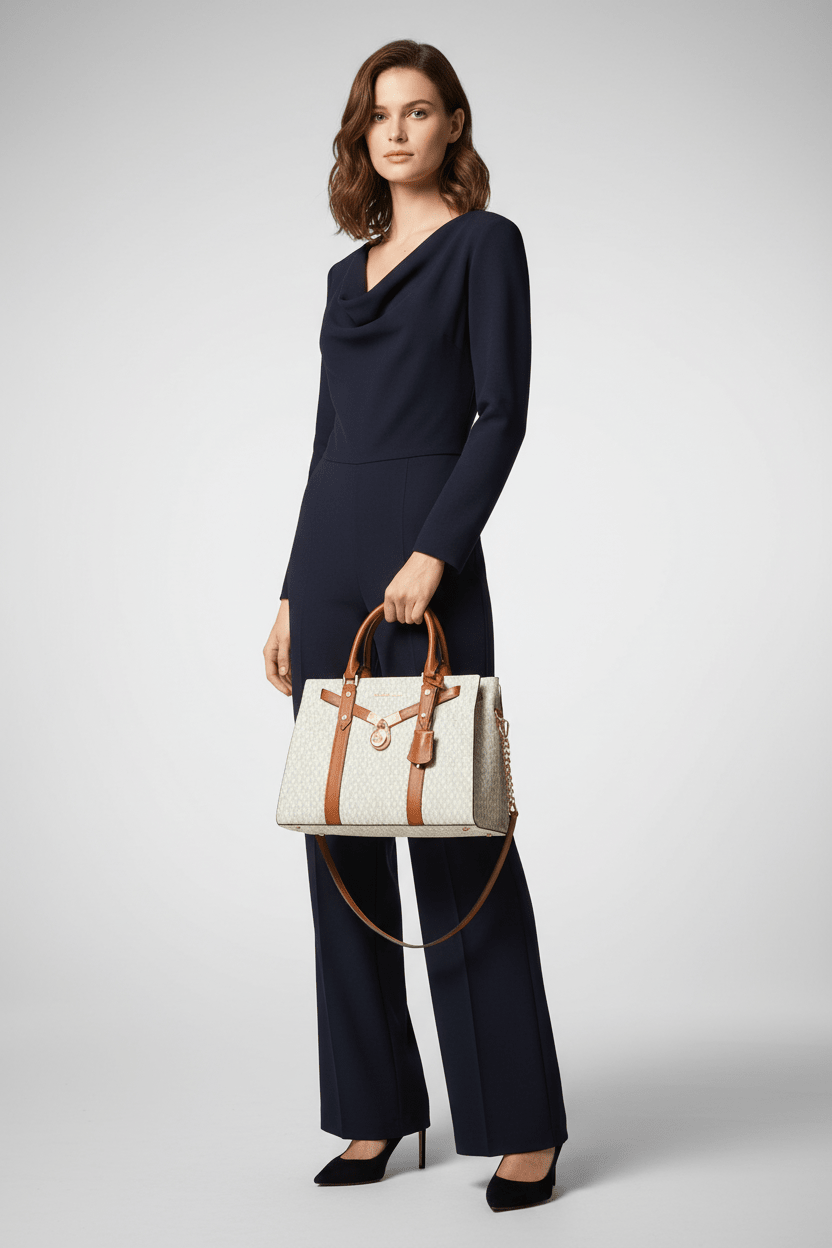 MICHAEL KORS Nouveau Hamilton Large Satchel MK65 - Runner