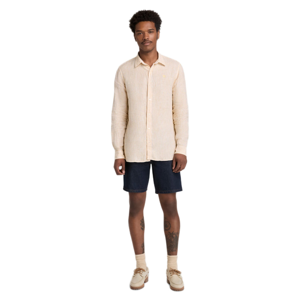 Mill Brook Linen Striped Shirt - Runner