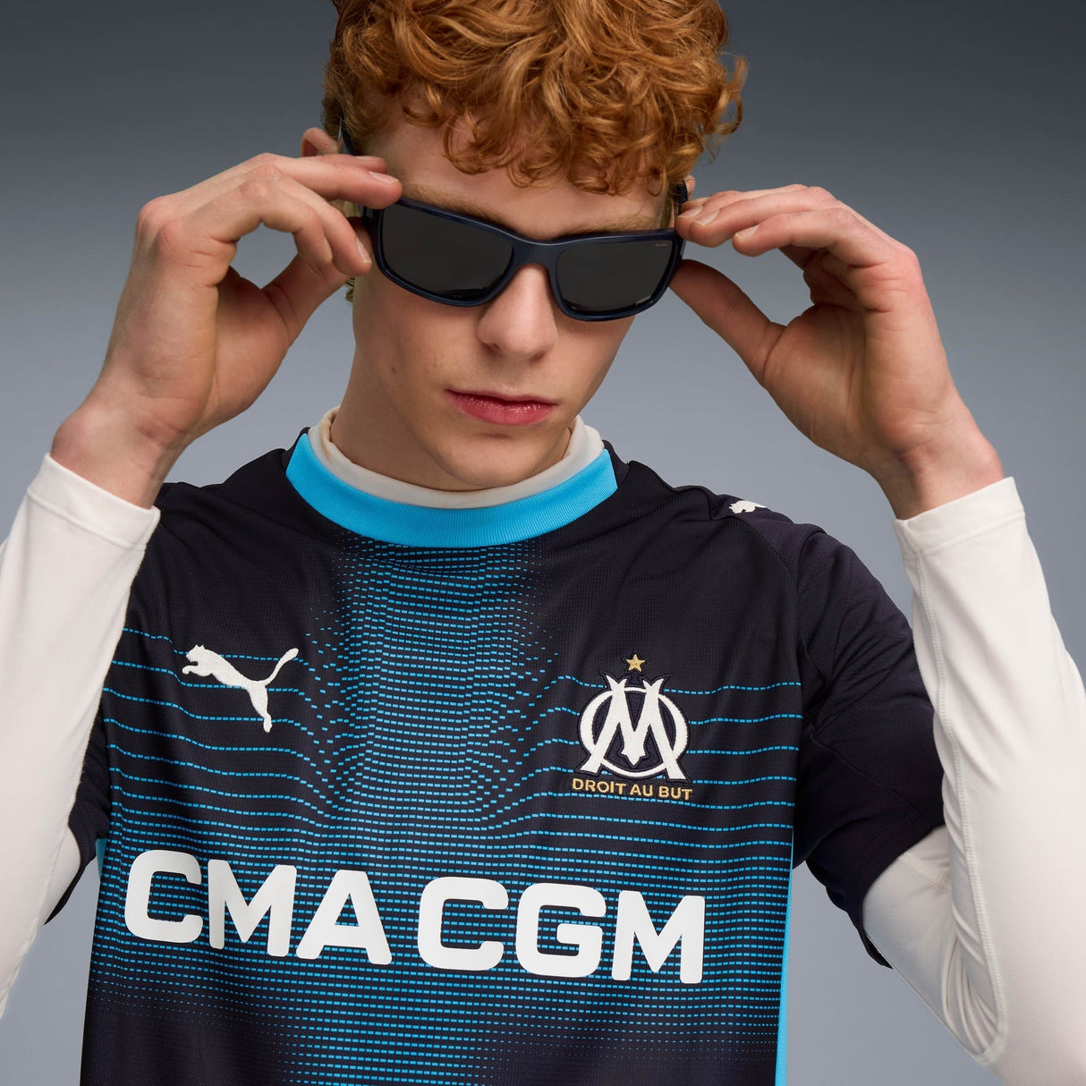 Olympique de Marseille 25/26 Away Jersey Men - Runner