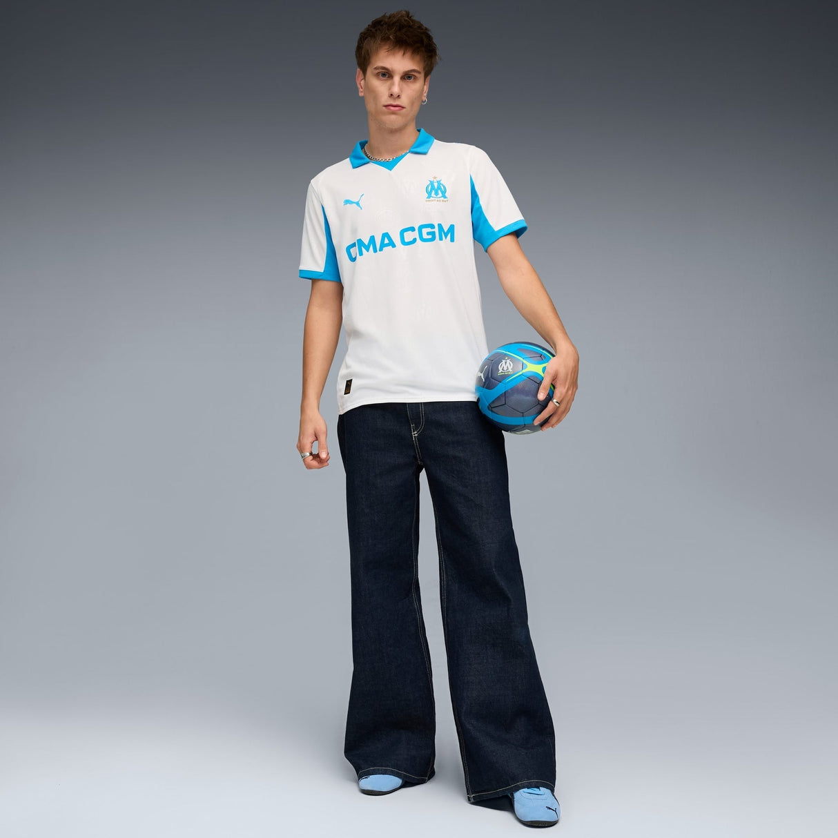 Olympique de Marseille 25/26 Home Jersey Men - Runner
